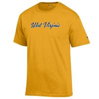 Wvu | West Virginia Champion Women's Basic Script Tee Alumni Hall