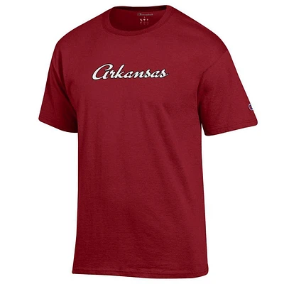 Arkansas Champion Women's Basic Script Tee