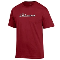 Arkansas Champion Women's Basic Script Tee