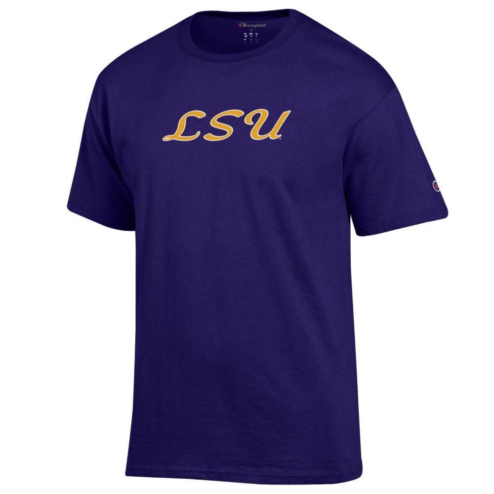 LSU Champion Women's Basic Script Tee