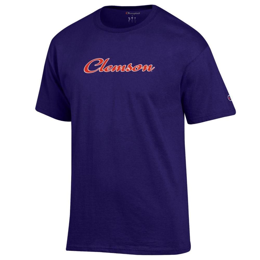 Clemson Champion Women's Basic Script Tee