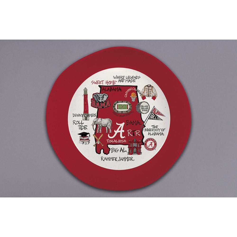  Bama | Alabama Magnolia Lane Melamine Bowl | Alumni Hall