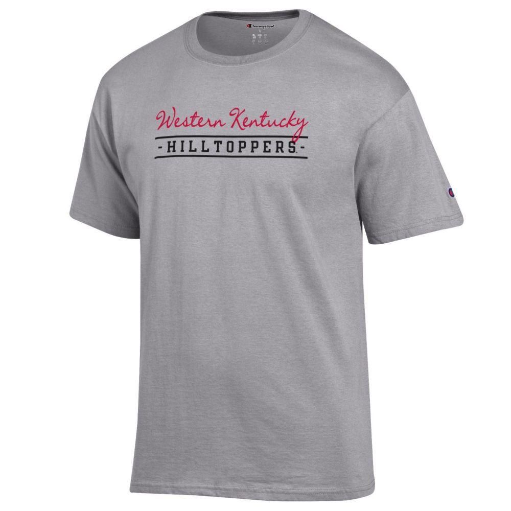 Wku | Western Kentucky Champion Women's Script Bar Mascot Tee Alumni Hall