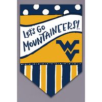 West Virginia Magnolia Lane Lets Go Mountaineers Garden Flag