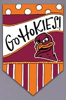 Virginia Tech Magnolia Lane Go Hokies Garden Flag