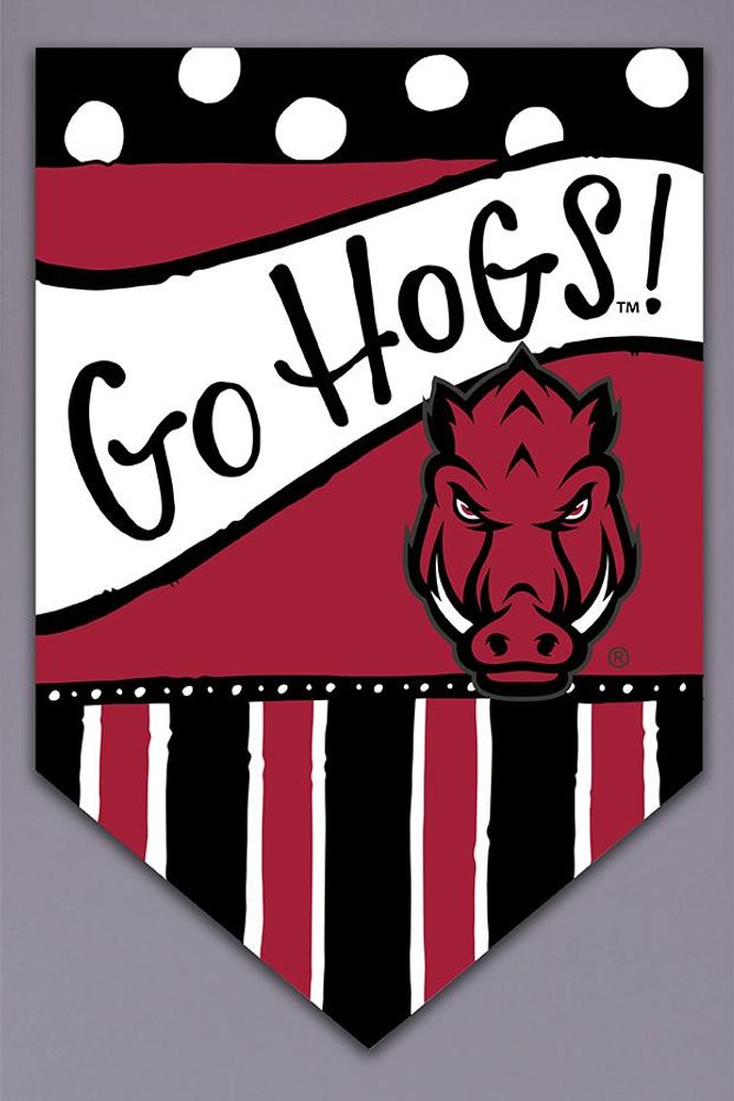 Arkansas Magnolia Lane Go Hogs Garden Flag