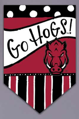 Arkansas Magnolia Lane Go Hogs Garden Flag