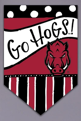 Arkansas Magnolia Lane Go Hogs Garden Flag