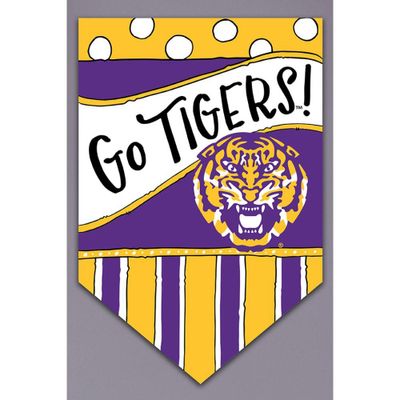  Lsu | Lsu Magnolia Lane Go Tigers Garden Flag | Alumni Hall