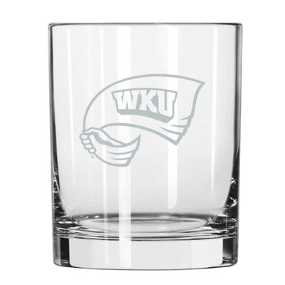  Wku | Western Kentucky 14 Oz Frost Rock Glass | Alumni Hall