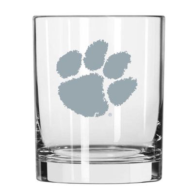  Clemson | Clemson 14 Oz Frost Rock Glass | Alumni Hall