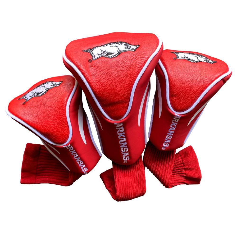  Razorbacks | Arkansas 3 Pack Contour Golf Club Head Covers | Alumni Hall