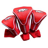  Razorbacks | Arkansas 3 Pack Contour Golf Club Head Covers | Alumni Hall