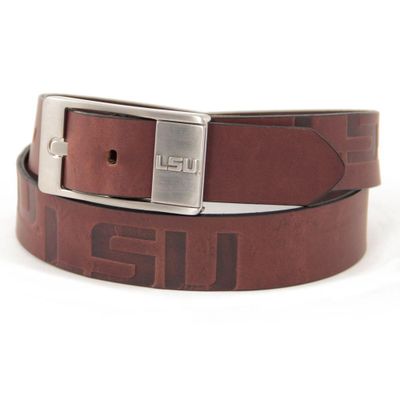 LSU Eagles Wings Brandish Leather Belt