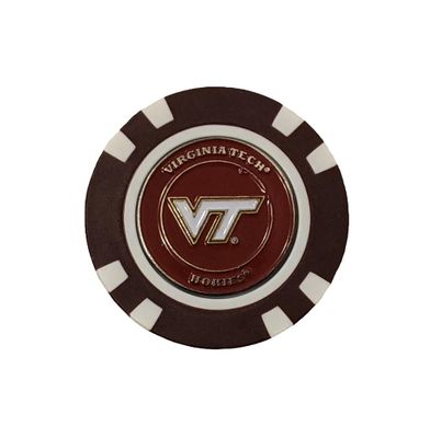  Vt | Virginia Tech Single Golf Chip W/Marker | Alumni Hall