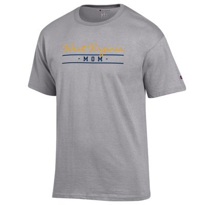 Wvu | West Virginia Champion Women's Script Bar Mom Tee Alumni Hall