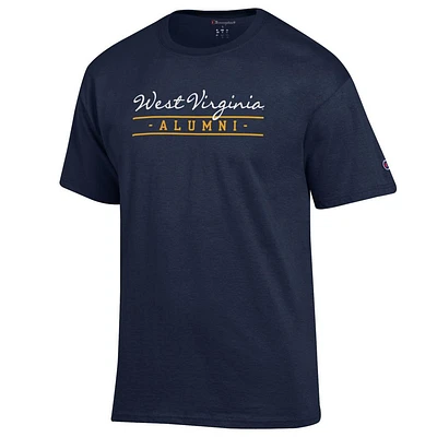 West Virginia Champion Women's Script Bar Alumni Tee