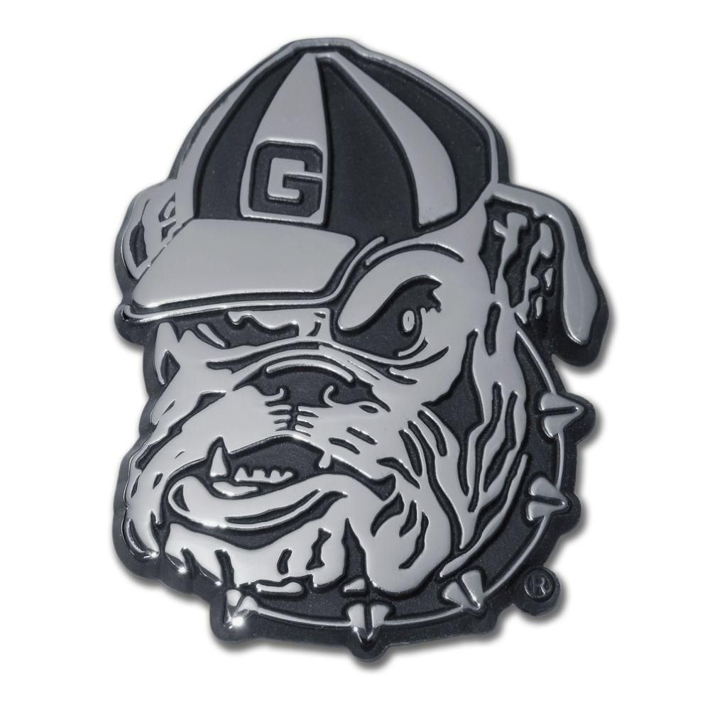  Dawgs | Georgia Bulldog Chrome Auto Emblem | Alumni Hall