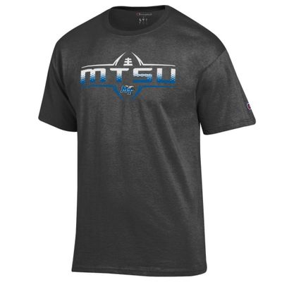 Mtsu | Champion Men's Vertical Football Tee Alumni Hall