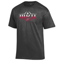 Wku | Western Kentucky Champion Vertical Football Tee Alumni Hall