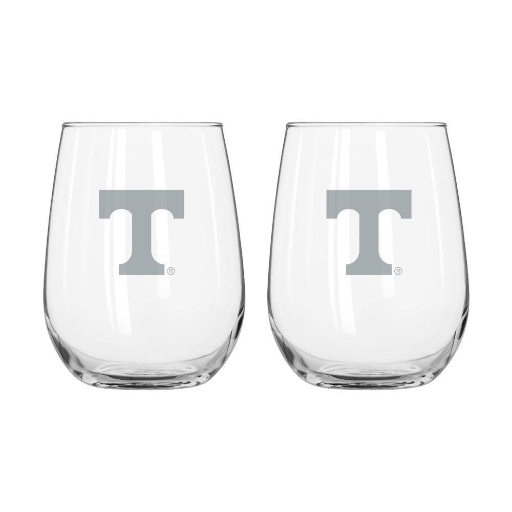  Vols | Tennessee Frost Curved Beverage Glass | Alumni Hall