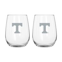  Vols | Tennessee Frost Curved Beverage Glass | Alumni Hall