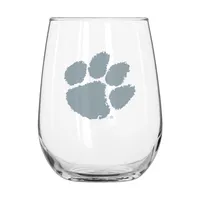  Clemson | Clemson Frost Curved Beverage Glass | Alumni Hall