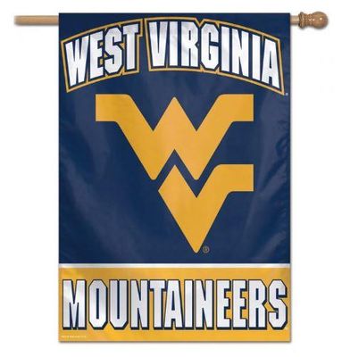  Wvu | West Virginia Vertical House Flag | Alumni Hall