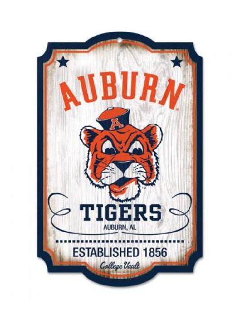  Aub | Auburn Vault Wood Sign | Alumni Hall