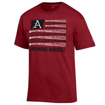 Razorbacks | Arkansas Champion Baseball Flag Tee Alumni Hall