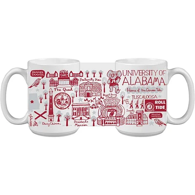 Alabama Crimson Tide Julia Gash 15 oz Grande Mug