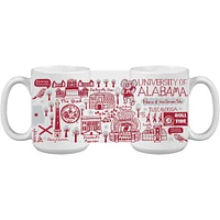 Alabama Crimson Tide Julia Gash 15 oz Grande Mug