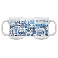  Unc | Unc Tar Heels Julia Gash 15 Oz Grande Mug | Alumni Hall