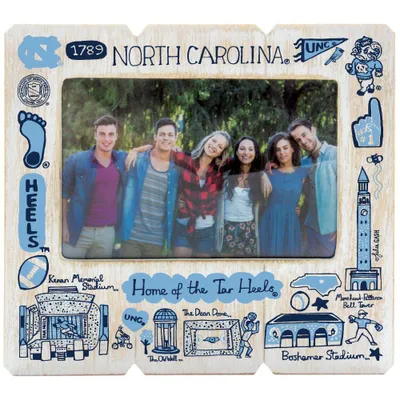  Unc | Unc Tar Heels Julia Gash 4 X 6 Inch Distressed Picture Frame | Alumni Hall