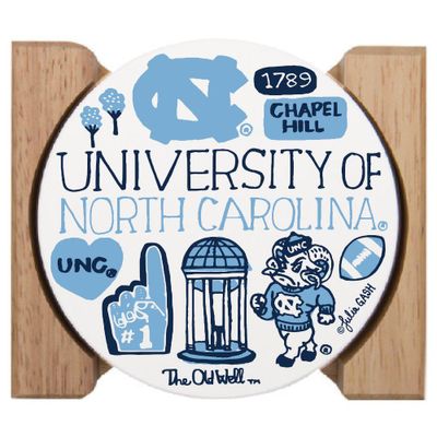  Unc | Unc Tar Heels Julia Gash Drink Coasters (4 Pack) | Alumni Hall