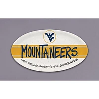 West Virginia Magnolia Lane Melamine Mountaineers Oval Platter
