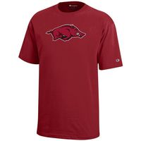 Arkansas Champion Youth Giant Razorback Tee