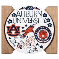  Aub | Auburn Tigers Julia Gash Drink Coasters (4 Pack) | Alumni Hall