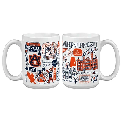 Auburn Tigers Julia Gash 15 Oz Grande Mug