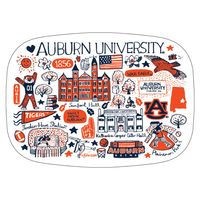  Aub | Auburn Tigers Julia Gash 14 Inch Serving Platter | Alumni Hall