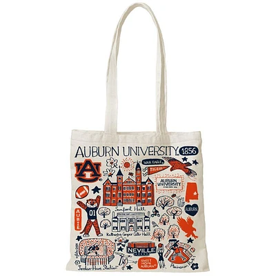 Auburn Tigers Julia Gash Slim Canvas Tote