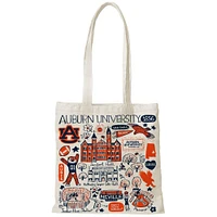 Auburn Tigers Julia Gash Slim Canvas Tote
