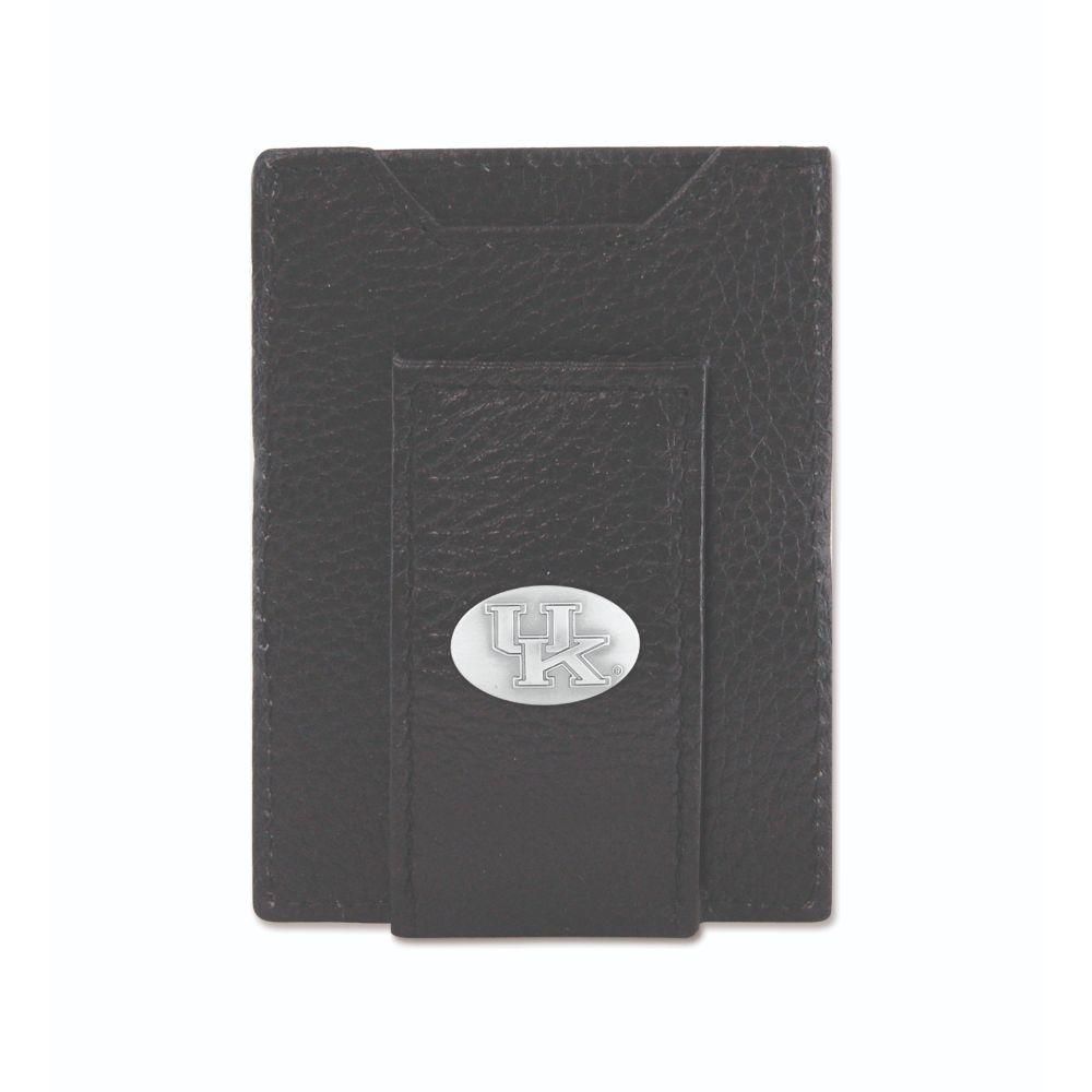 Kentucky Zep-Pro Black Leather Concho Front Pocket Wallet