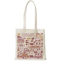  Fsu | Florida State Julia Gash Slim Canvas Tote | Alumni Hall