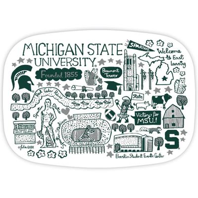  Spartans | Michigan State Julia Gash 14 Inch Serving Platter | Alumni Hall