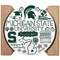 Michigan State Julia Gash Drink Coasters (4 Pack)