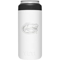 Florida Yeti White Primary Logo Slim Colster