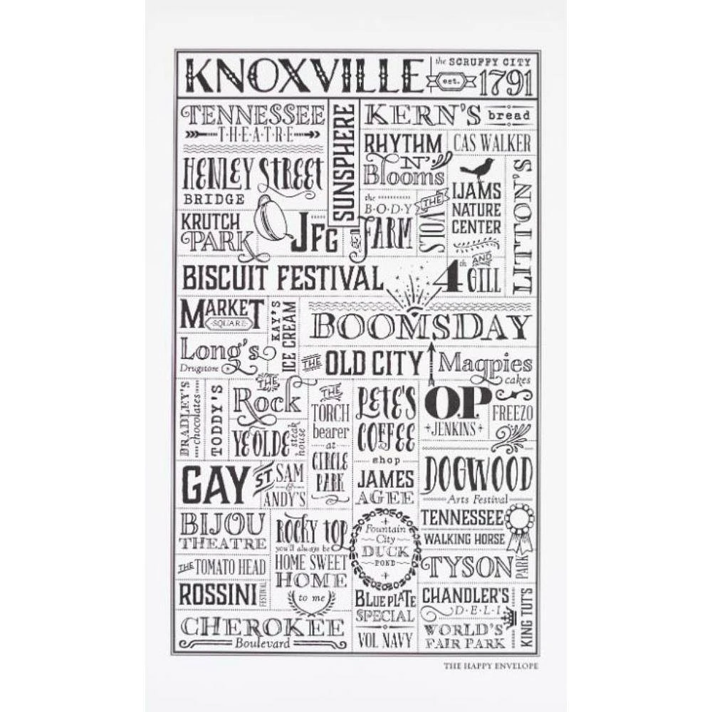 The Happy Envelope Knoxville City Print
