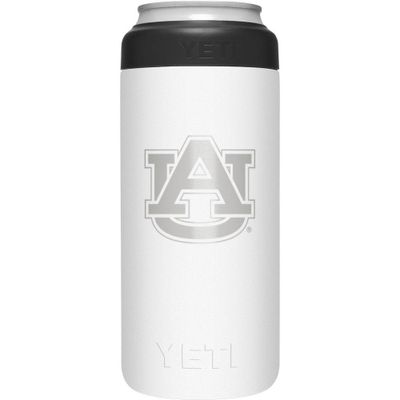  Aub | Auburn Yeti White Primary Logo Slim Colster | Alumni Hall