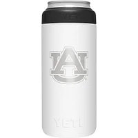 Auburn Yeti White Primary Logo Slim Colster
